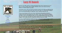 Desktop Screenshot of lazyjsranch.com