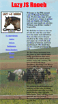Mobile Screenshot of lazyjsranch.com